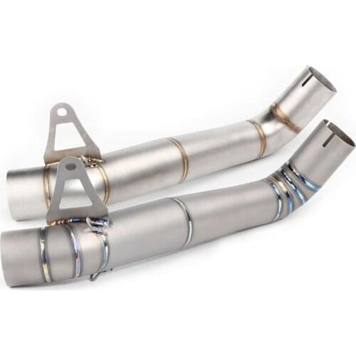 Motorcycle Stainless Steel Titanium Alloy Middle Pipe Exhaust For Honda CBR1000 2008 2009 2010 2011 2012 2013 2014 2015 16
