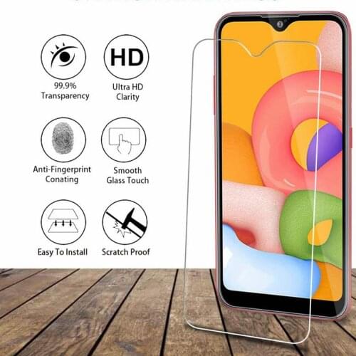 Tempered Glass For SAMSUNG Galaxy A01 A015 SM A015F A015G A015M Screen Protector Protective Film for Galaxy A 01 015 Glas Skla