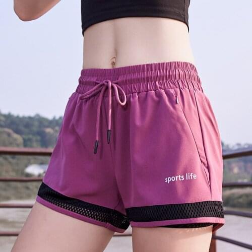 Women Yoga Shorts Fitness Workout Quick-dry Breathable Sport Shorts Female Running Gym Leggings Yoga Athletic Spandex Pants