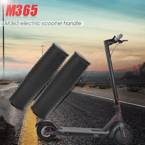 1 Pair Rubber Handlebar Grip for Xiaomi M365 Pro Electric Scooter Accessories Grey Black 2 Colors Optional M365 Left + Right