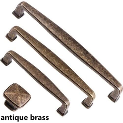 128mm 160mm antique brass dresser kitchen cabinet door handles antique copper drawer shoe cabinet knobs pulls retro handles 96mm