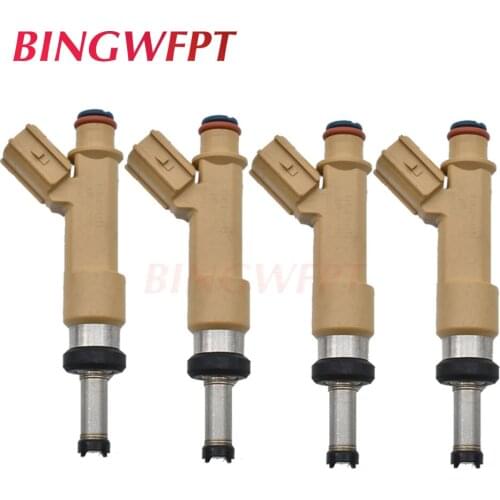 4PCS Original FOR TOYOTA COROLLA ALTIS 2010-12 DUO 1.8 FUEL INJECTORS NOZZLE 23250-0T010 232500T010 23209-39145 23250-39145