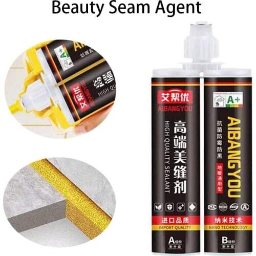 400ml/Group AB Tube Beauty Joint Agent, Special Waterproof And Mildewproof Bathroom Wall Gap Sealant For Tiles And Floor Tiles
