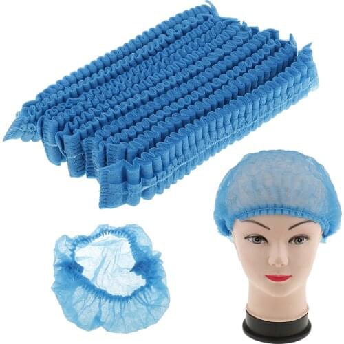 50pcs Microblading Accesories Permanent Makeup Disposable Hair Net Caps Sterile Hat For PMU eyebrow lips tattooing supplies