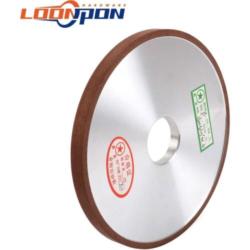 150mm Diamond Grinding Wheel Flat Resin Bond Grinder Disc for Milling Cutter Sharpener Abrasive Rotary Tool 150x32x10x4mm 6inch