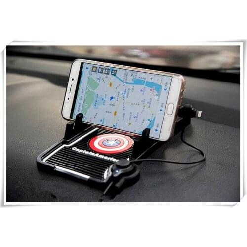 Car Styling Molding Charger Anti Slip Pad Sticker For Skoda Fabia 2 3 Karoq Kodiaq Octavia 3 Superb 2 3 Combi Yeti Accessories