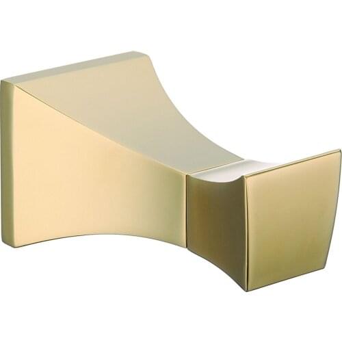 Free shipping gold finish square designs Robe Hook