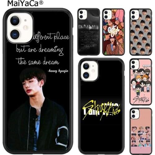 MaiYaCa Felix Hyunjin I N Minho KPOP STRAY KIDS SKZ Phone Case For iPhone SE 6s 7 8 plus X XR XS 11 12 pro max Samsung S8 S9 S10