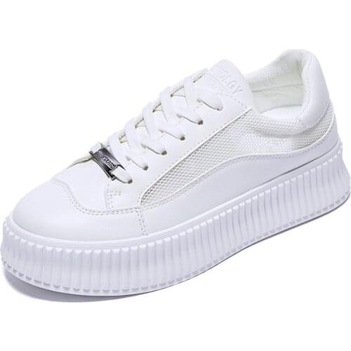 Cheap Mesh breathable white shoes women sneakers 2021 summer new Korean student ins sport running shoes zapatillas de deporte