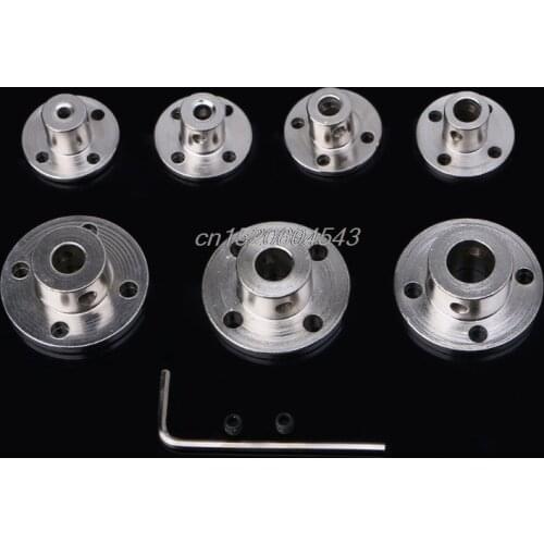 Rigid Flange Coupling Motor Guide Shaft Coupler Motor Connector 3/4/5/6/7/8/10mm R11 Whosale&DropShip