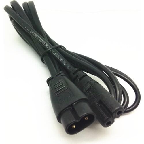 C7/C8 Power "8" Figure Adapter Converter Cable,European IEC320 C7 Female to C8 Male Plug Extension Cord,5M