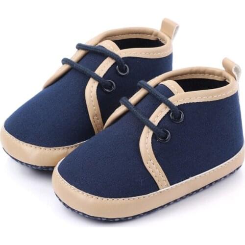 Spring Baby Shoes Classic Canvas Baby Boy Shoes Cotton Straps Stitching Newborn Boy Girl Shoes First Walker Prewalker