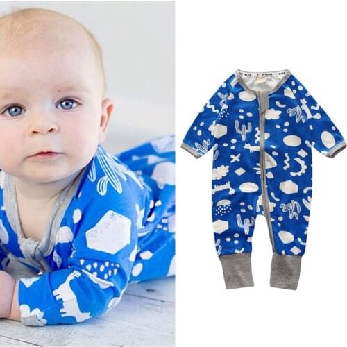 Romper Baby 2021 Autumn Newborn Baby Cotton Romper Baby Boy Girl Long Sleeve One Piece Clothing Toddler Print Bodysuits Clothes