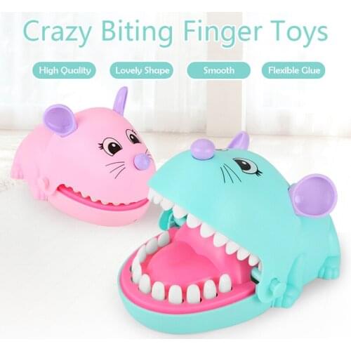 Mice Mouth Dentist Bite Finger Game Mouse Funny Trick Jokes Toy Family Board Game