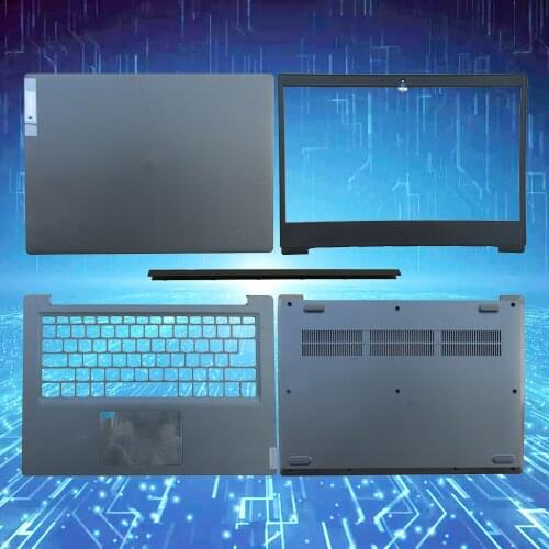 New Lenovo S145-14 S145-14IWL thread surface LCD Back Lid Keyboard Bezel Palmrest Bottom Base Cover case Housing Hinges Black