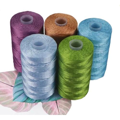 New Summer Crochet Yarn 1.5mm Cord Thin Ice Cotton Thread for Hand Knitting Bag Hat Shoes Hilo Yarn 100g