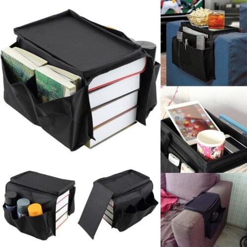 6 Pockets Sofa Handrail Couch Armrest Arm Rest Sofa Pockets Organizer Remote Control Holder Bag on TV Sofa Corrimao Braco Resto
