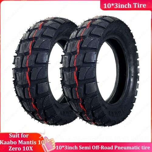 10*3inch Off-Road Pneumatic Tire Suit for Zero 10X Kaabo Mantis 10 Blade 10 Inokim OXO Electric Scooter