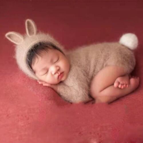 Popodion Baby New Bunny Costume Baby Photo Props Photography Costume CHD20400