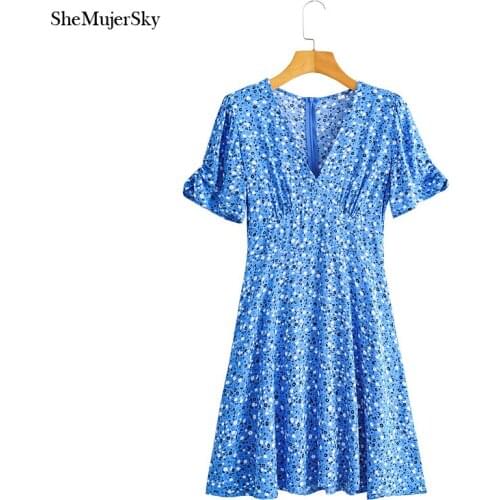 SHEMUJERSKY Casual Summer Dresses