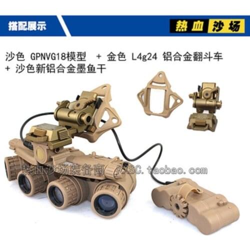 Tactical Model DUMMY GPNVG18 Night Vision Goggle & L4G24 Helmet Mount