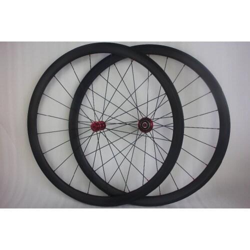 38mm clincher road bike carbon wheelset UD matte 23mm width 20/24 aero racing carbone wheels 6 pawl freehubs 10s 11s compatible