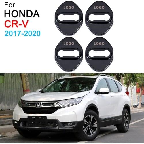 4pcs Car Styling Door Lock Covers Decoration Protector Emblem Logo Case for Honda CRV 5th Accessories 2017 2018 2019 2020