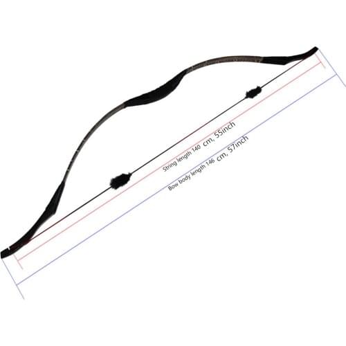 40lb Handmade Real Snakeskin Mongolia Recurve Bow Wooden Tranditional Bow For Archery Hunting