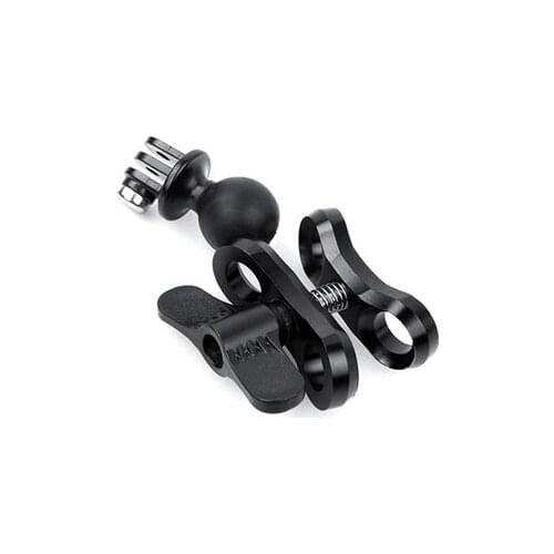 Aluminum butterfly clip Clamp diving lights ball clip Mount for Gopro Hero 7 6 5 4 SJ7 SJ8 H9 Camera accessories