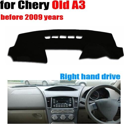 Car dashboard covers mat for Chery Old A3 before 2009 years Right hand drive dashmat pad dash cover auto dashboard accessories