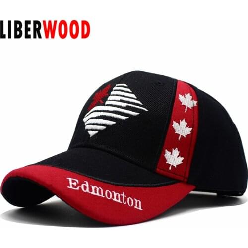 LIBERWOOD Canada Dad Hat Canadian Flag Maple Leaf cap i love Canada CITY TORONTO EDMONTON men women patriotic baseball cap hat