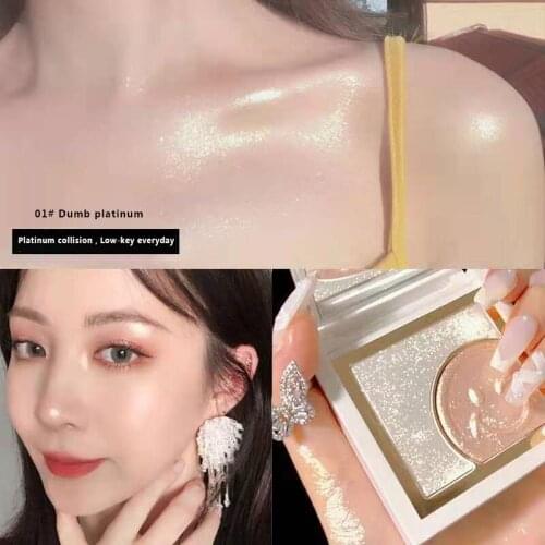 CC Air Cushion Foundation Air-permeable Natural Brightening Makeup Moisturizing Cushion BB Cream Brighten Highlighter Palette