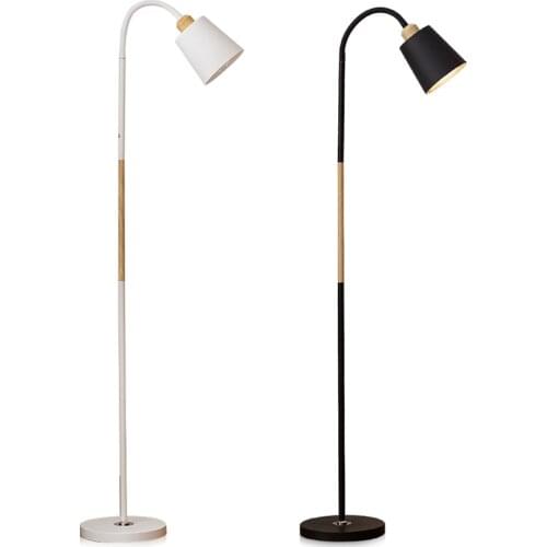 Black White Floor Lamp Modern Nordic Big Sale Floor Lamps Standing Lamp Simple Corner Standing Lamp Corner Light Apartment Lamp