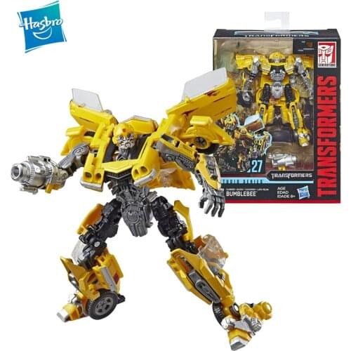Original Hasbro Transformers Studio Series 27 Deluxe Class Movie 1 Clunker Bumblebee Action Figure Model Toys for children