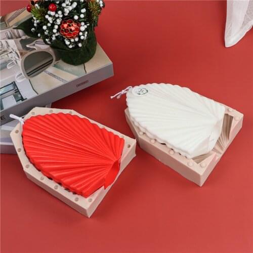 DIY Handmade Candle Mold, Aroma Candle Mold, Large Three-dimensional Scallop, Shell Silicone Mold Candle Making Molds