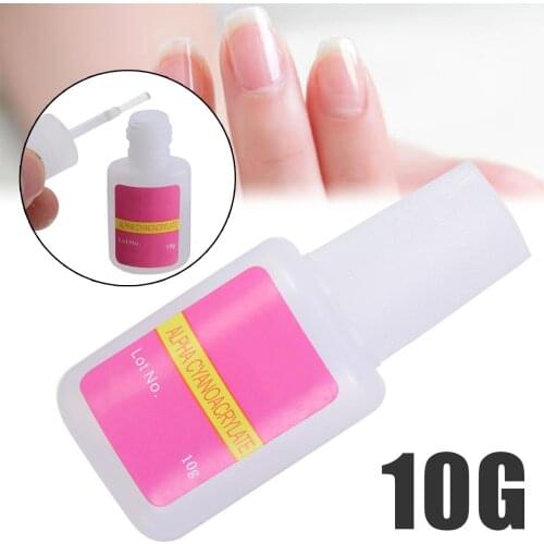10g Nail Glue Gel Sticky Nail Piece Adhesive Nail Decorations Tips Glue False Manicure Nail Art Supplies New Arrival