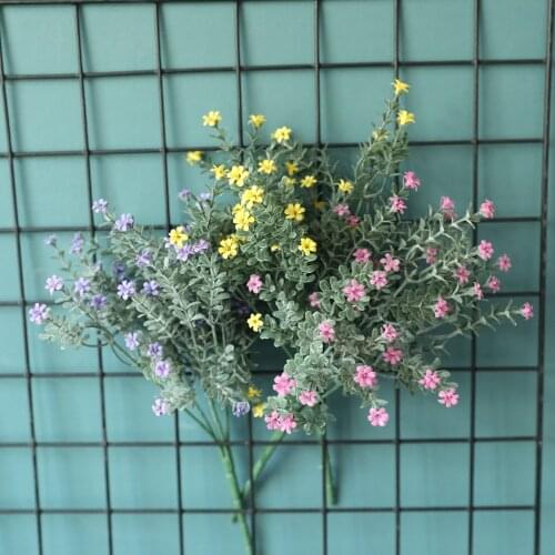 1pcs White Babys Breath Artificial Flowers Gypsophila Plastic Flowers For Home Decorative Diy Wed Party Decoration Fake Flower