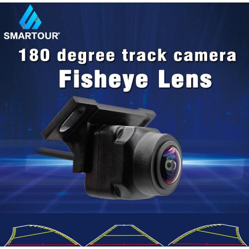 Smartour Dynamic Trajectory Tracks Night vision ccd hd color waterproof Car Rear View Parking Camera IP67 Reverse backup camera