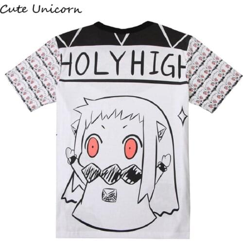 Cute Unicorn Kantai Collection t shirt holy high tshirt O neck casual t-shirt girls clothes anime summer tops tees Femme Shirt