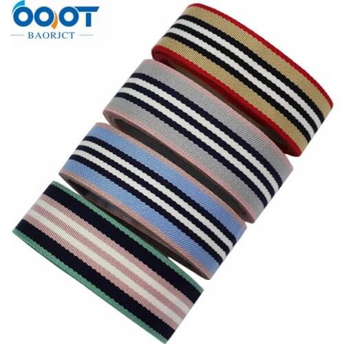 10 yards Striped Heat Transfer Printing Brocade Ribbon, DIYHandmade Bow Ceremony Decoration Clothing MateriL-201016-1229als