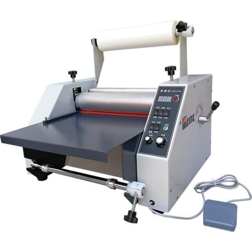 Laminating Machine Big Steel Roll Hot And Cold Mounting Single And Double Sided Film Adjustable Speed Fully Automatic High Speed