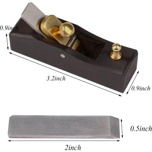 Mini Wood Planer Hand Tool Flat Bottom Wood Trimming Plane for Woodworking Wooden Planing JAN88