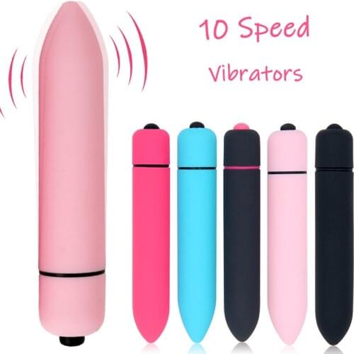 Mini Pointy 10 Speed Bullet Vibrator Dildo Vibrators AV Stick G-spot Clitoris Stimulator Mini Sex Toys for Women Maturbator Sex