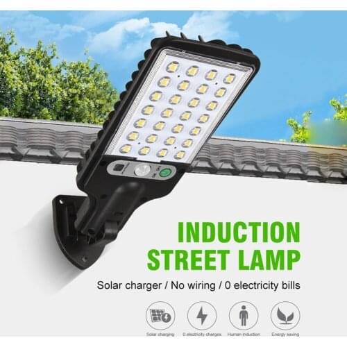 Solar Sensor Wall Light COB/LED Waterproof Human Induction Street Lamp Garden Outdoor Courtyard Sensor Street Light