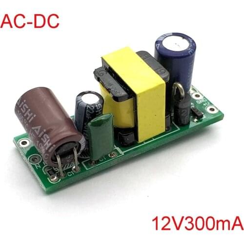 Small Volume Isolated Switching Power Supply 12V Module Precision 12V300MA 3w AC-DC Buck Module 220 To 12V Switch Power
