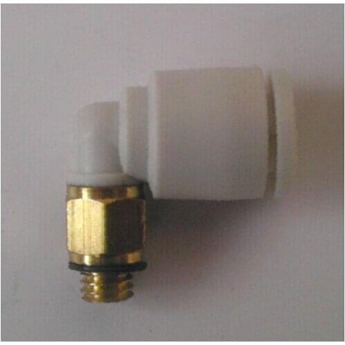 Tube size 6mm-M3 thread pneumatic elbow fitting