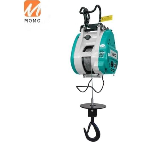 Light duty building Portable electric hoist mini electric winch hoist