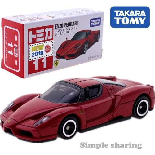 Takara Tomy Tomica No.11 ENZO Model Kit DIECAST Miniature CAR Toy Hot Pop Kids Doll Funny Magic Bauble
