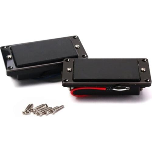 1 Set New Belcat Alnico Humbucker Pickup Screws Black High Quality