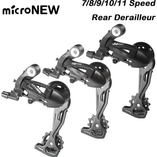 MicroNEW MTB Rear Derailleur Front Rear Shift Lever 7/8/9/10/11 Speed Mountain Bike Shifter Bicycle Shifting Bicycle Parts
